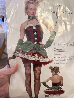 Lady Luck Leg Avenue Halloween Costume Size L