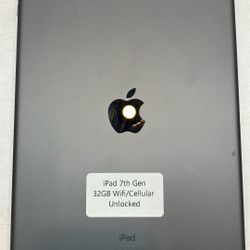 iPad 7th Gen 32GB WiFi/Cellular