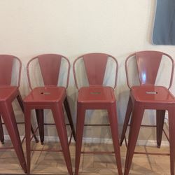 Set of 4, 29 inch stools
