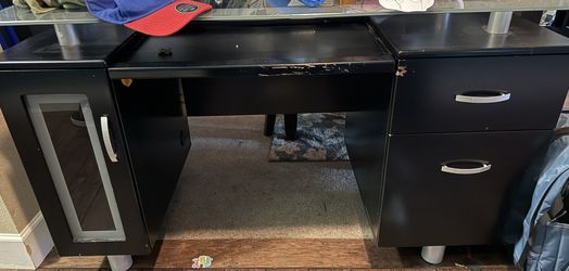 Small Black Office Desk
