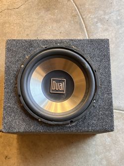 Dual Speaker 12 Inch 