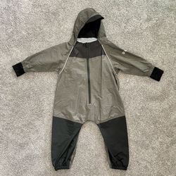 Stonz Rain Suit in Heather Gray - Size 12 to 18 Months