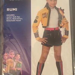 Kpop Demon Hunters Spirit Halloween Costume Girls Kids RUMI Large 12-14