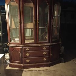 Cabinet Hutch Solid Wood