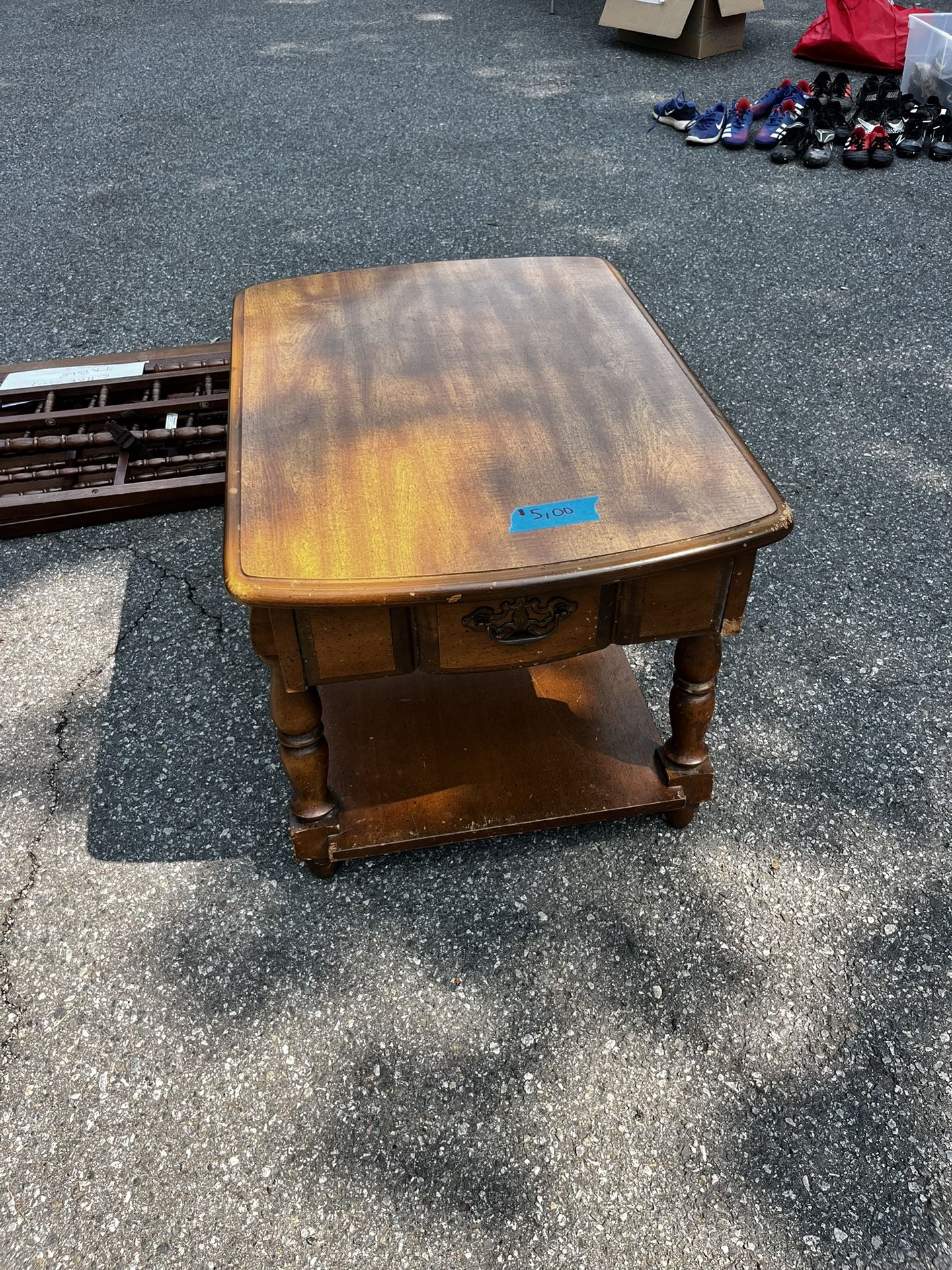 End Table Real Wood