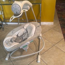 Baby swing rocker