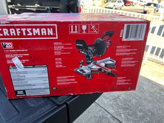Craftsman V20 7-1/4" Sliding Miter Saw Kit