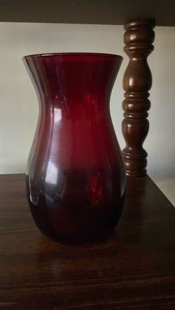 Red Vase