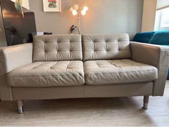 IKEA Morabo Leather Sofa Loveseat