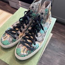 Gucci High Top Sneakers Bengal Tiger 