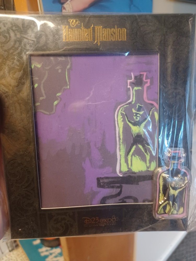 Disney Haunted Mansion Ghost In Bottle Pin
