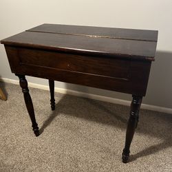 Wood Writing Table