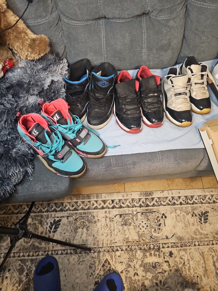 Various Retro Jordan's And Nikes