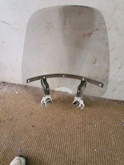 Harley Dyna Detachable Full Windshield Oem  Clamp On