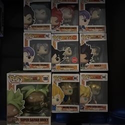 Dragon Ball Z & GT Funko Pop Bundle (Goku, Vegeta, Broly, Trunks)