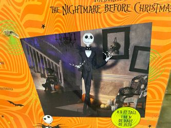 Nightmare Before Christmas Jack Skellington 6.5 Ft Animatronic