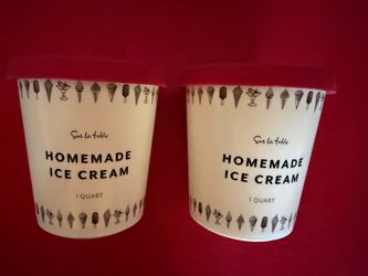 Sur La Table Homemade Ice Cream Containers Set of 2