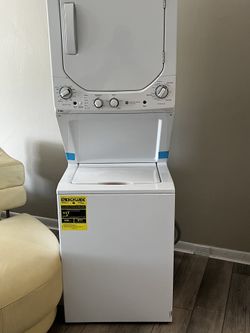 GE Stacked Washer and Dryer