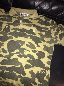 Bape Polo Size XL fits like a M