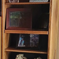 2 Oak Shelves 