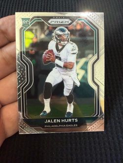 Jalen Hurts 2020 Silver Prizm RC Philadelphia Eagles