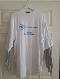 Balenciaga World Food Programme Double Sleeve Shirt