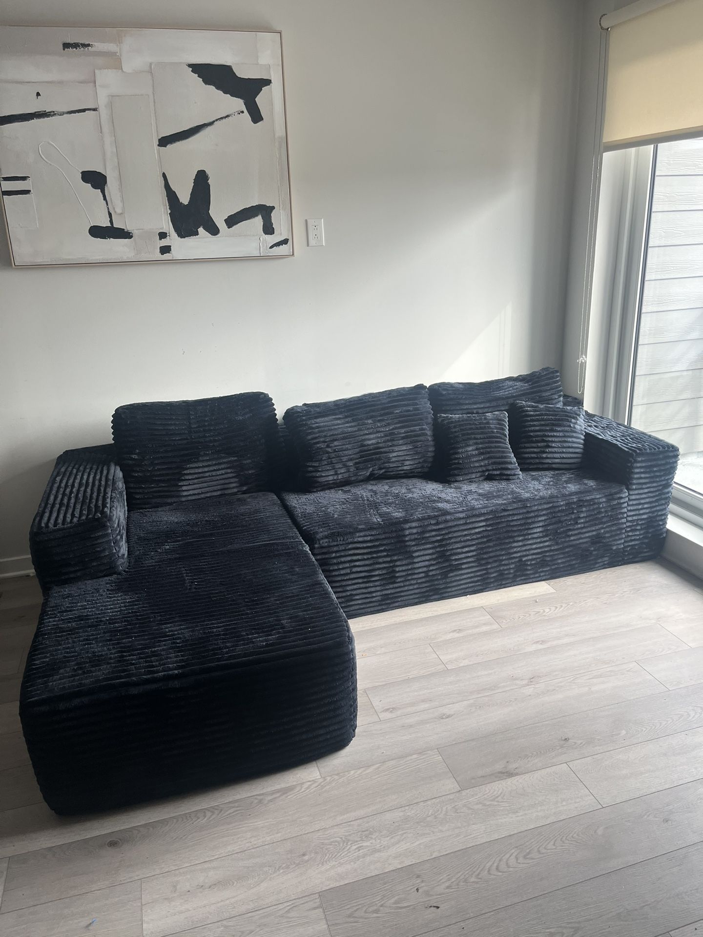 Corduroy Sofa With Princess Position