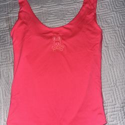 hot pink Psycho Bunny women's one-piece Shirt