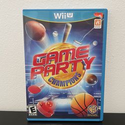 Game Party Champions - Nintendo Wii U - Like New - CIB w/ Manual - Video Game