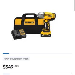 DEWALT XR 20-volt Max Variable Speed Brushless 1/2-in Drive Cordless Impact Wrench