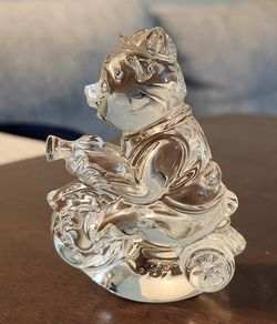 Princess House Crystal Treasures Rocking Bear Circus Figurine Germany