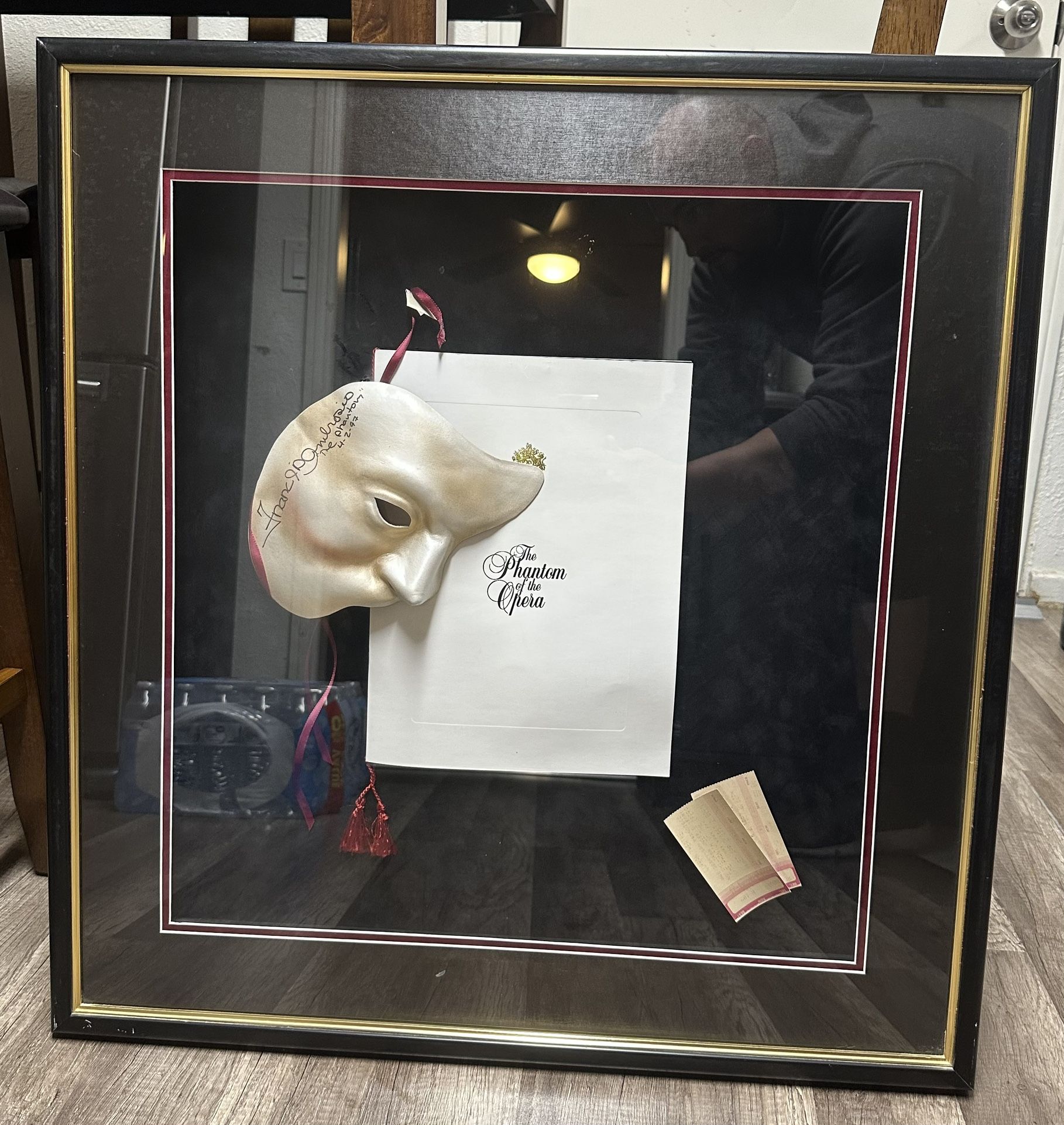 Autographed Phantom Of The Opera Mask