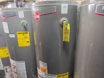 New Water Heater Rheem Performance Platinum