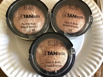 New Milani Face & body baked bronzers