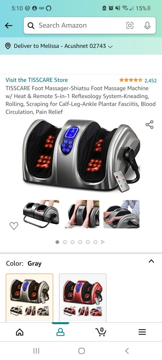 Brand New Sealed In Box Luxuries Foot And Calf Messager