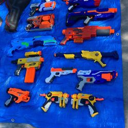 Nerf Guns 1$-10$ Per Gun 