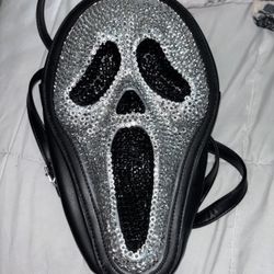 Ghost Face Bedazzle Mask Backpack