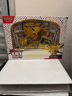151 Zapdos ex Collection SV Scarlet & Violet MEW Factory Sealed Box Pokemon TCG