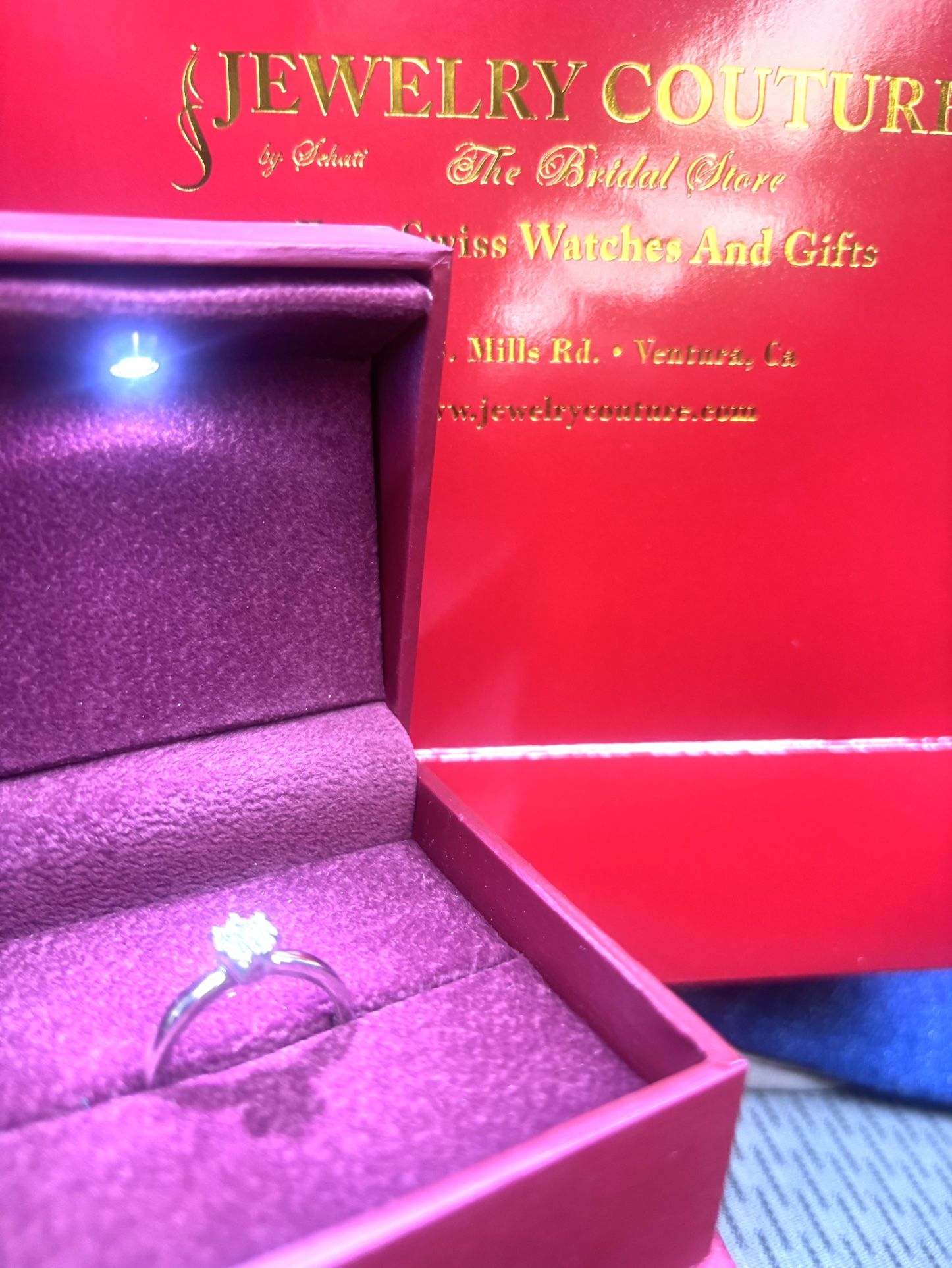 White Gold Diamond Engagement Ring