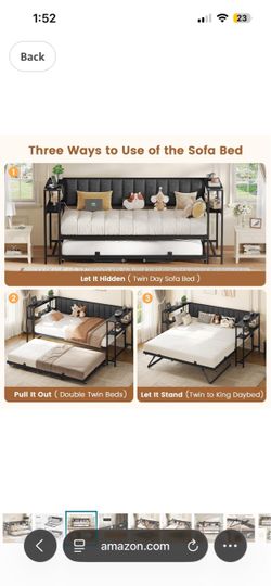 King bed frame