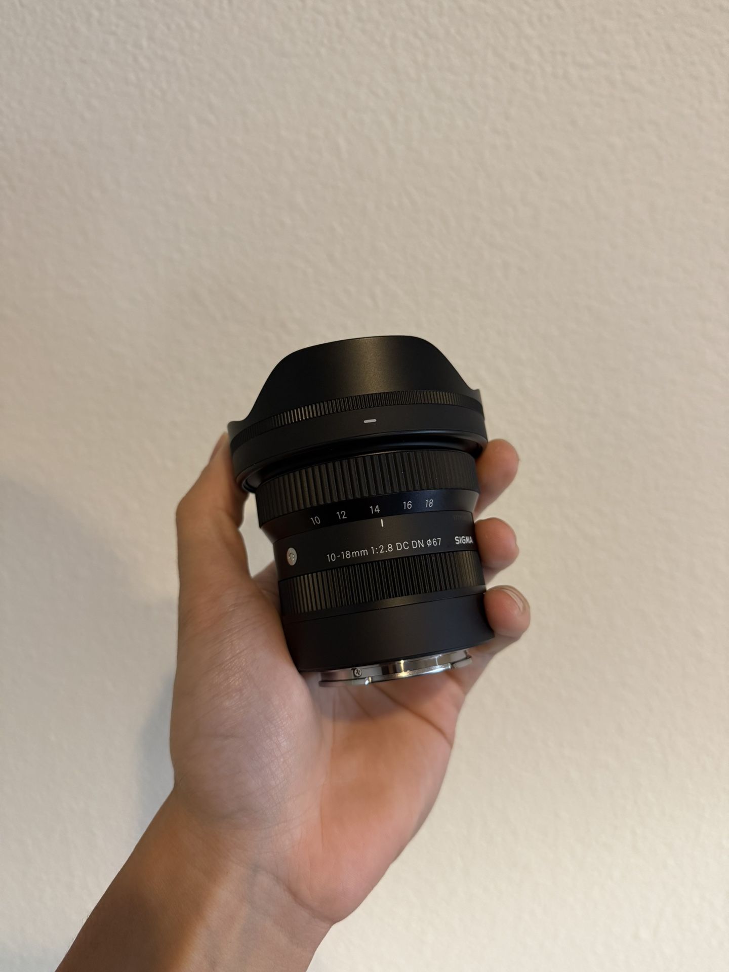 Sigma 10-18mm F2.8 Sony e