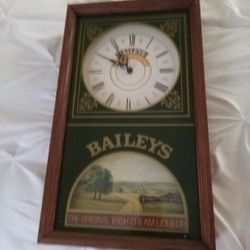 Vintage Bailey Irish Cream Wall Clock 
