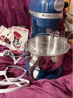 kitchenaid KP26M 1X02BW 6 qt Bowl Lift Stand Mixer Blue Willow