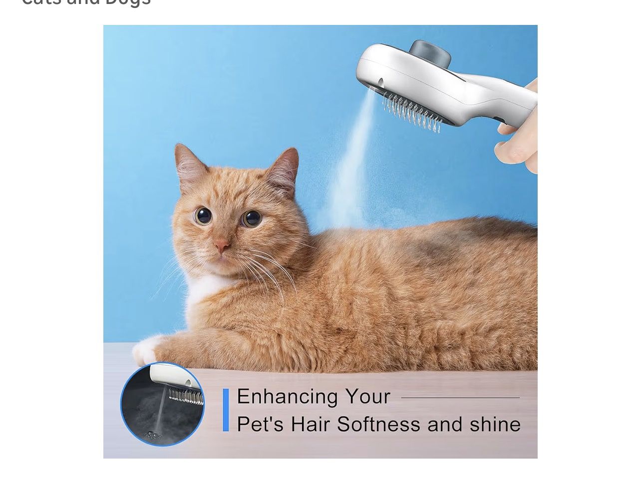 3 In 1 Cat π Steam Brush