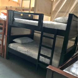 Triple Twin bunk Bed With Mattress 