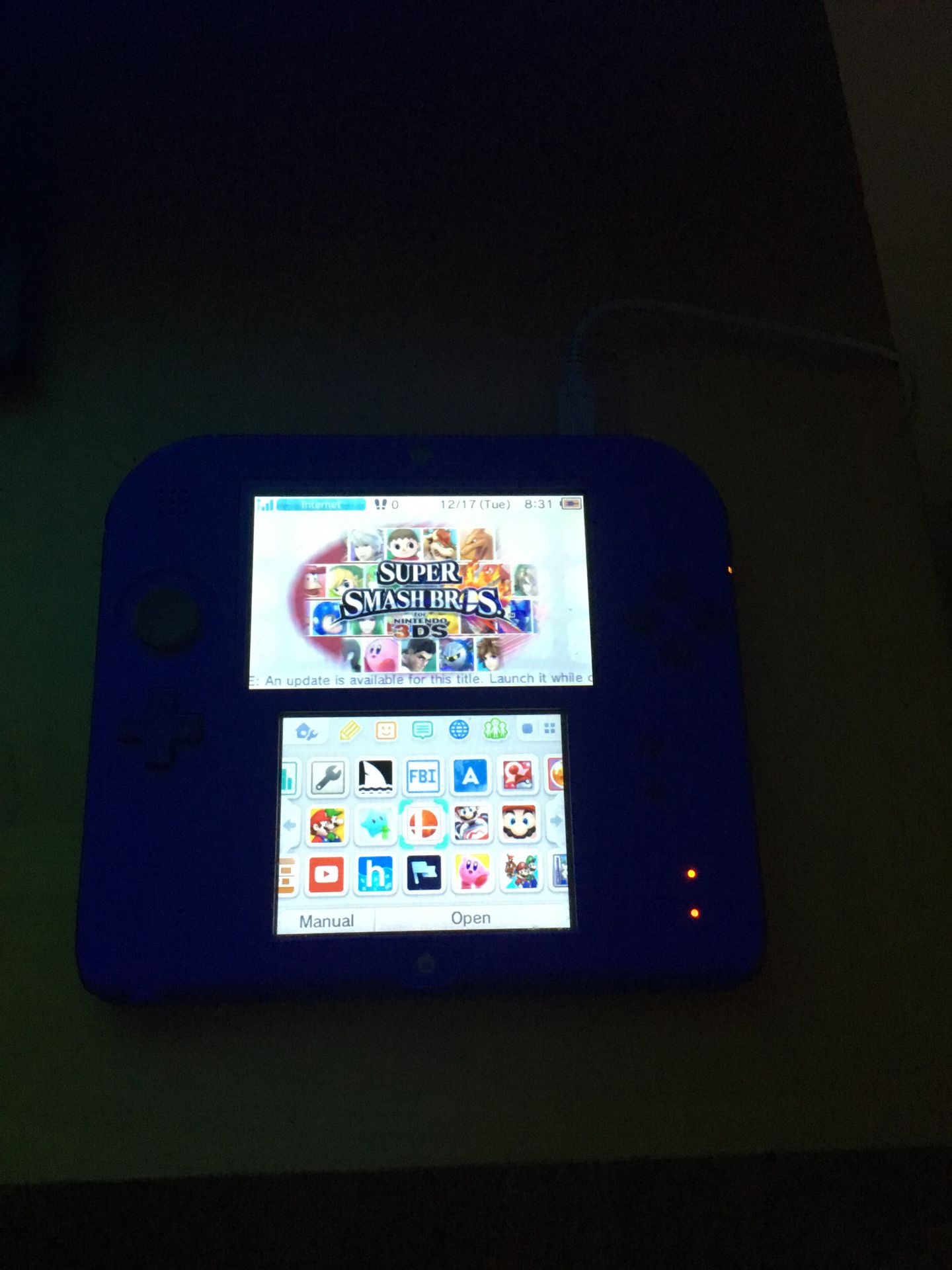 Condition new barely used Nintendo 2ds modded with games installed