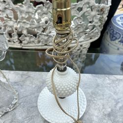 Milk Glass Accent Lamp