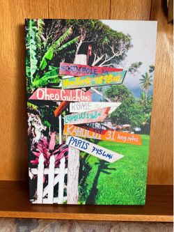 “Hana Signpost” Fine Art Canvas from Maui