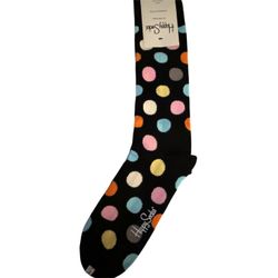 Happy Socks Big Dot Pattern Black