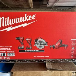 Milwaukee M18 4-Tool Kit
